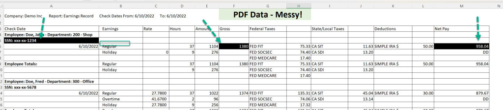 PDF Data was once easy to import into Excel. Those days are gone.