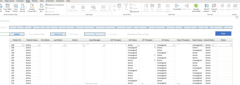 Image of ChooseCols Function for dynamic reporting. 