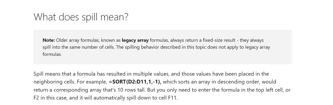 Dynamic Array Functions Simplify Excel Programming - Hire Us Today