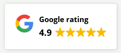 Image of Google Rating: Excel and Access, LLC has a 4.95 Star google Ranking across both offices, Irvine California, New York NY.
