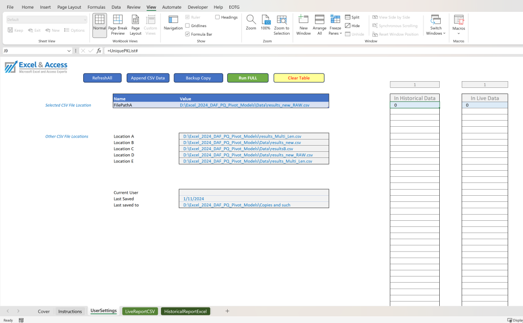 Automated Excel Solutions for Business Post: Image of Excel Automation using Power Query.