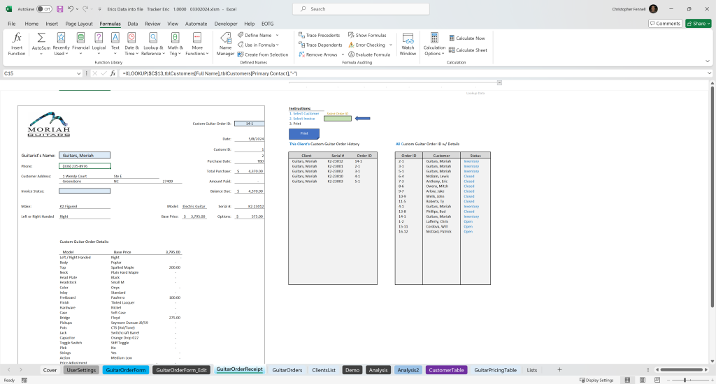 Automated Excel Solutions for Business Post: Image of dynamic array functions report being automated.
