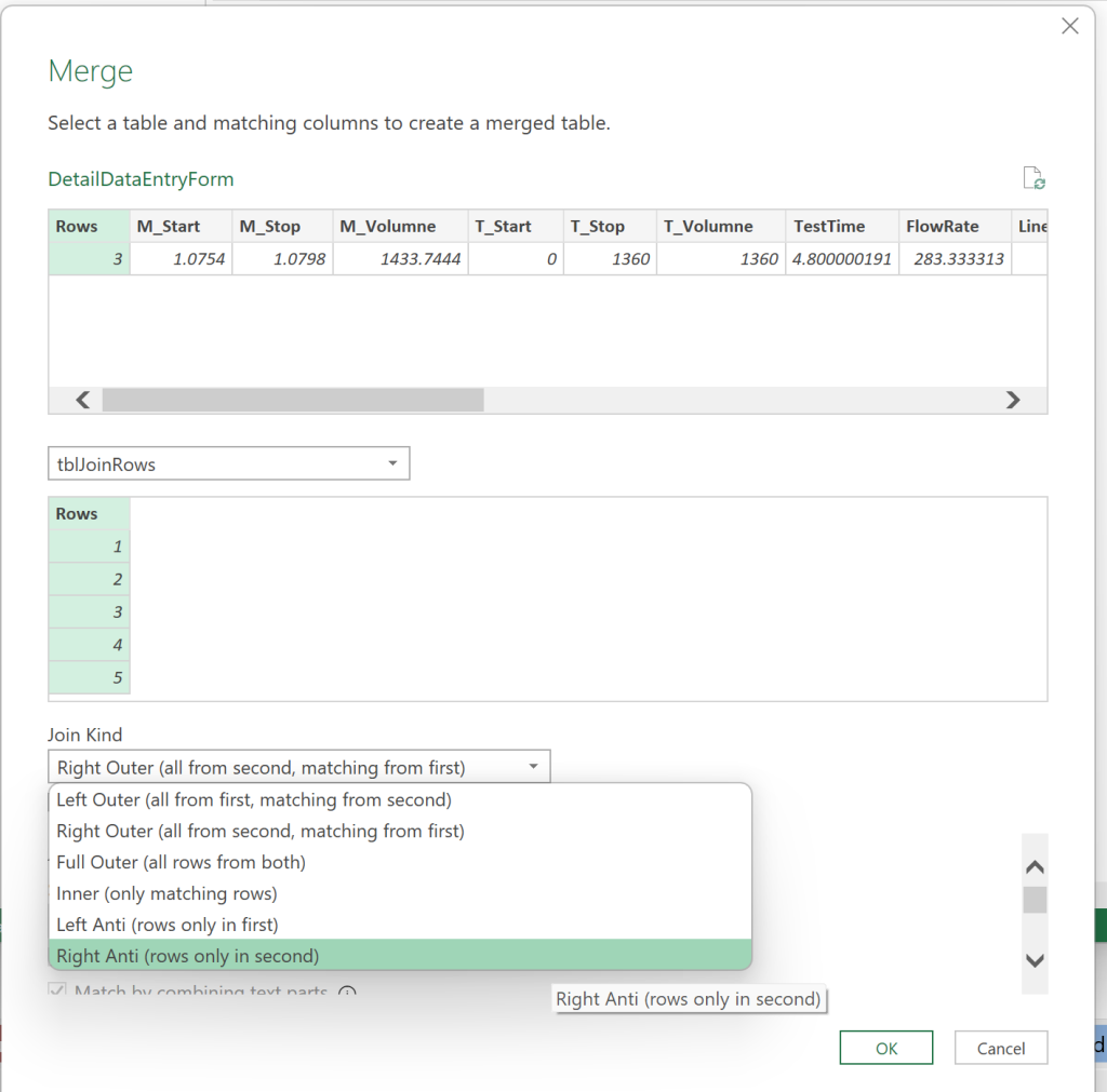 Excel Lookup Functions Versus Joins Blog Post: Image of Excel Join in Power Query Editor.
