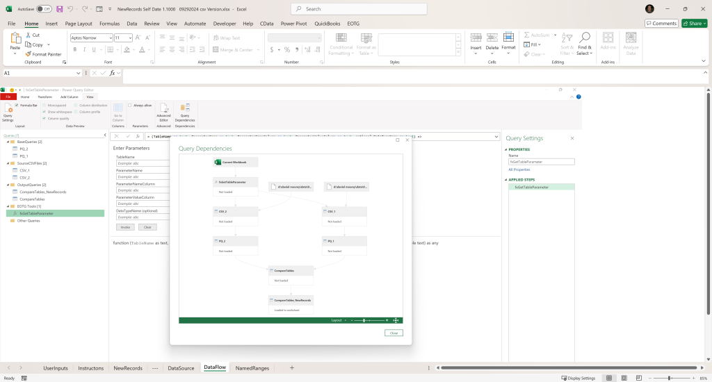 Easily Comparing External Records with Power Query Blog Post: Image of