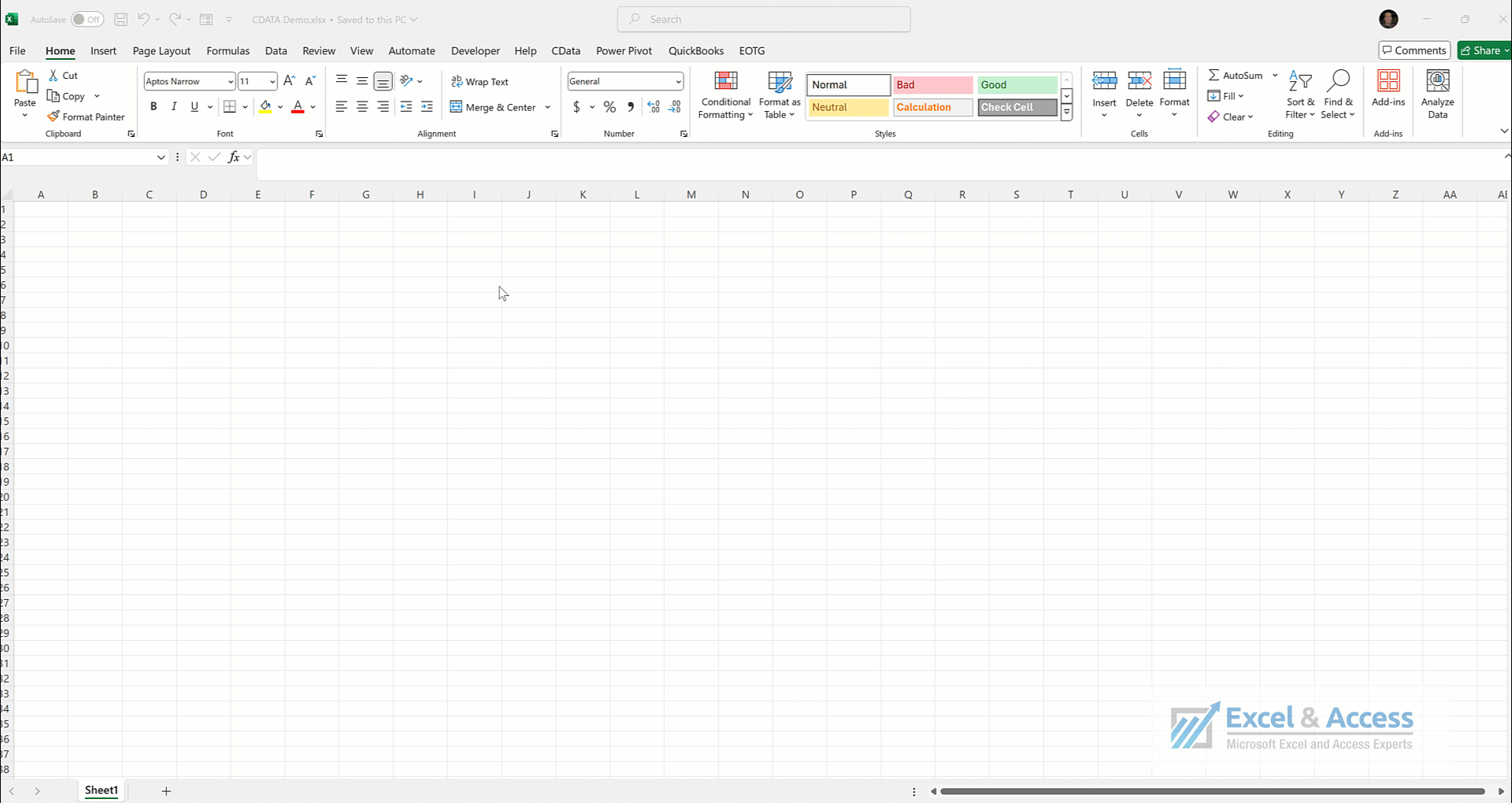 Integrating Microsoft Excel with QuickBooks Blog Post: 