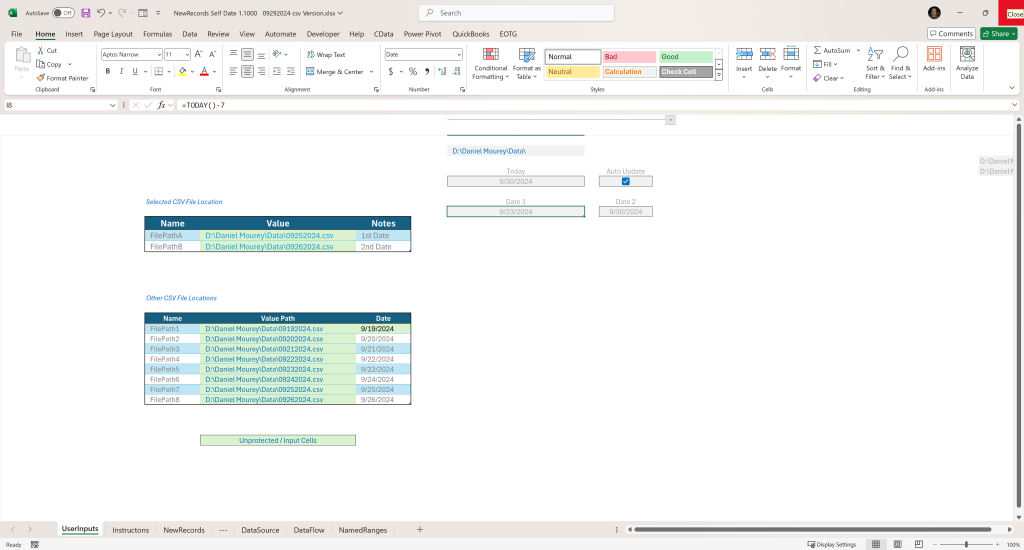 Easily Comparing External Records with Power Query Blog Post: Image of