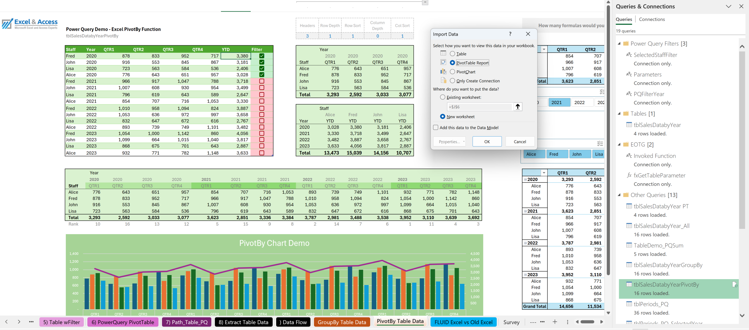 Image of Excel demo