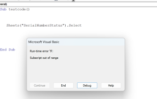If you see this, your programmer is not an expert.