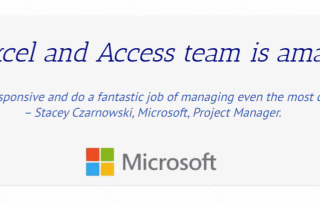 If Microsoft loves our Excel development, so will you.