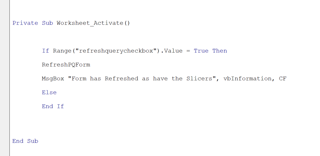 Image of Excel VBA.